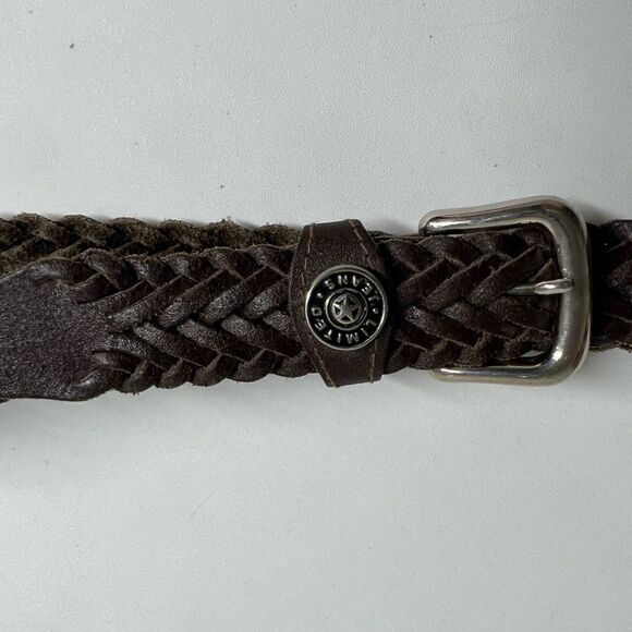 Vintage Limited Jeans Brown Leather Belt Size L main image 5